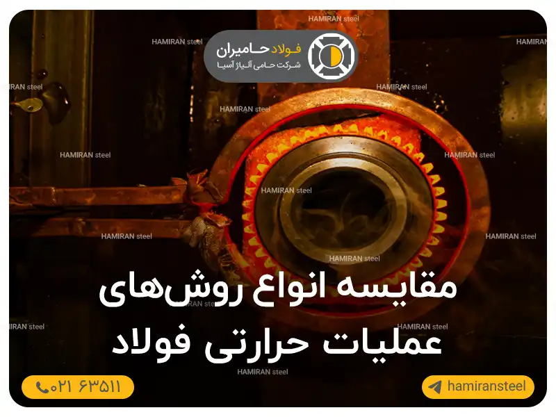 مقایسه انواع روش های عملیات حرارتی فولاد