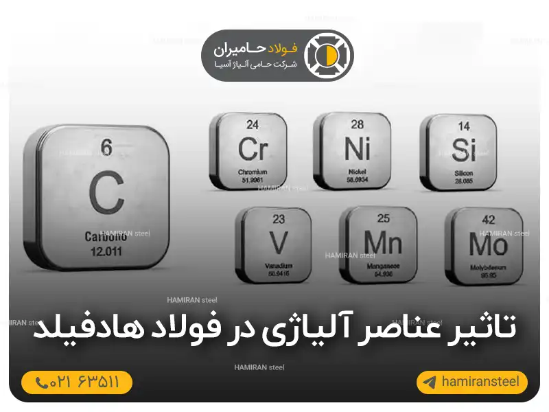 تاثیر عناصر آلیاژی در فولاد هادفیلد