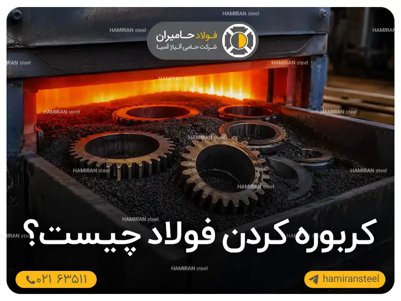 کربوره کردن فولاد چیست؟ انواع روش ها، مراحل انجام و کاربردها