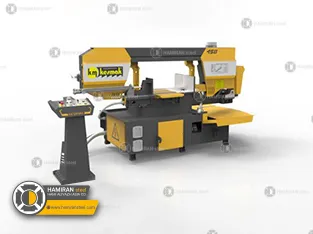 قیمت دستگاه اره نواری تک ستونه نیمه اتوماتیک KMY 2 DG 450